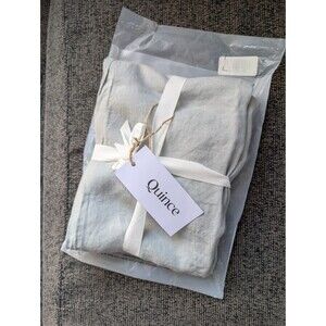 QUINCE EUROPEAN LINEN EURO PILLOW SHAM 26 X 26 MIST Square Pillow Cover